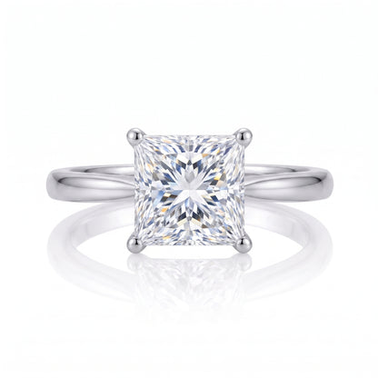 Pure Vertex Solitaire Lab Grown Diamond Ring