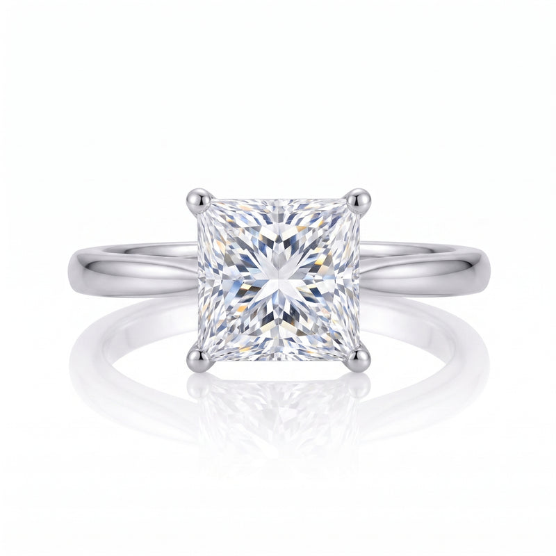 Pure Vertex Solitaire Lab Grown Diamond Ring