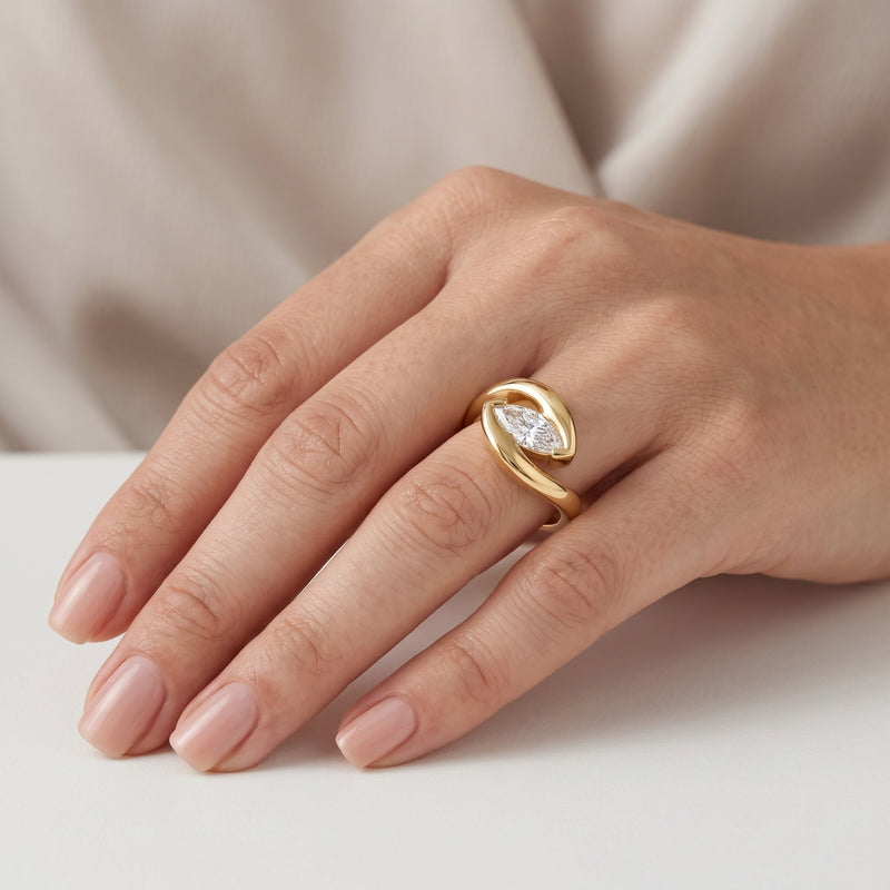 Nebula Solitaire Lab Grown Diamond Ring