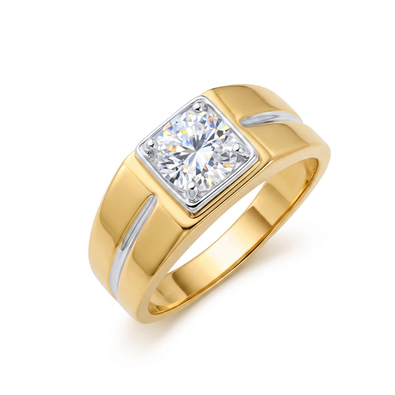 Regal Division Solitaire Lab Grown Diamond Ring
