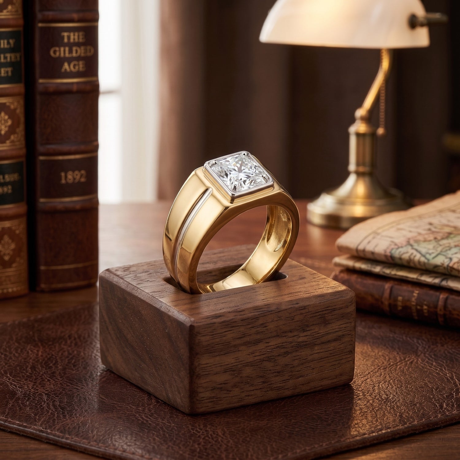 Regal Division Solitaire Lab Grown Diamond Ring