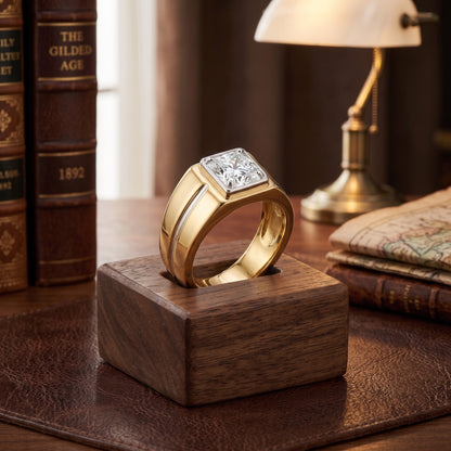 Regal Division Solitaire Lab Grown Diamond Ring
