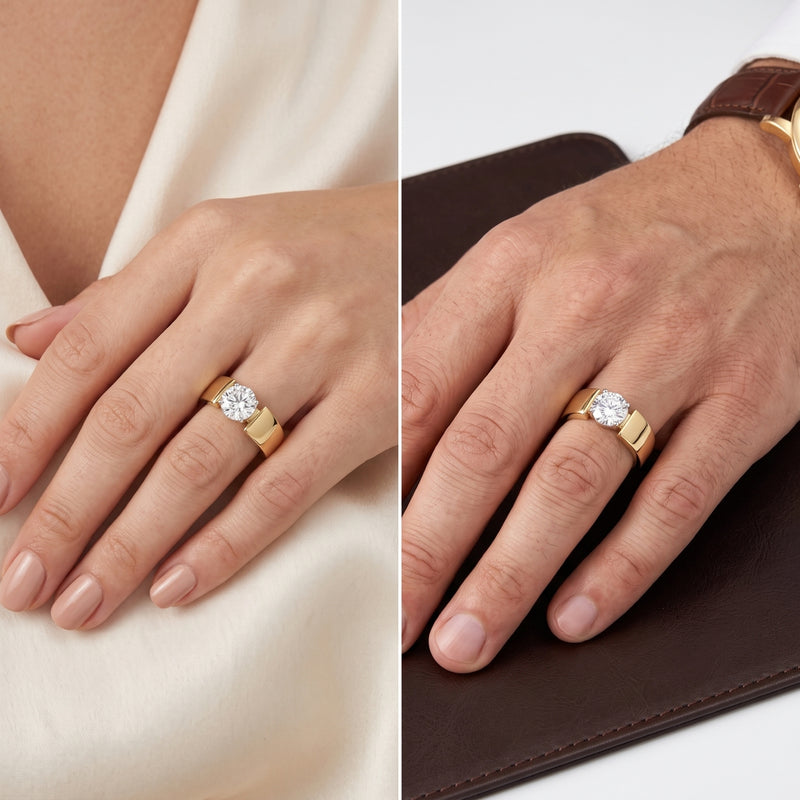 Luminar Elite Solitaire Lab Grown Diamond Ring