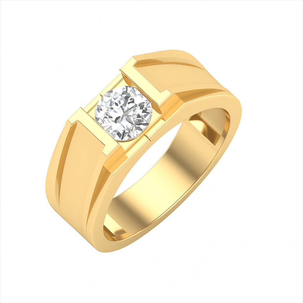 Urban Command Solitaire Lab Grown Diamond Ring