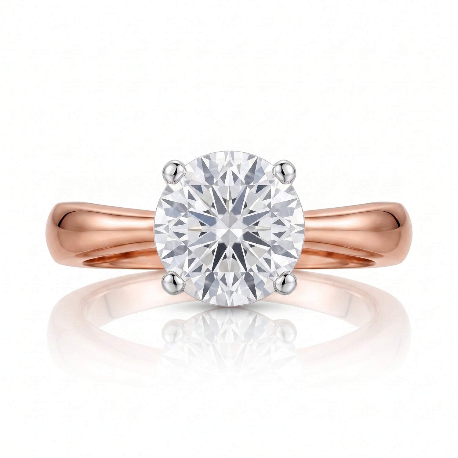 Purewave Solitaire Lab Grown Diamond Ring