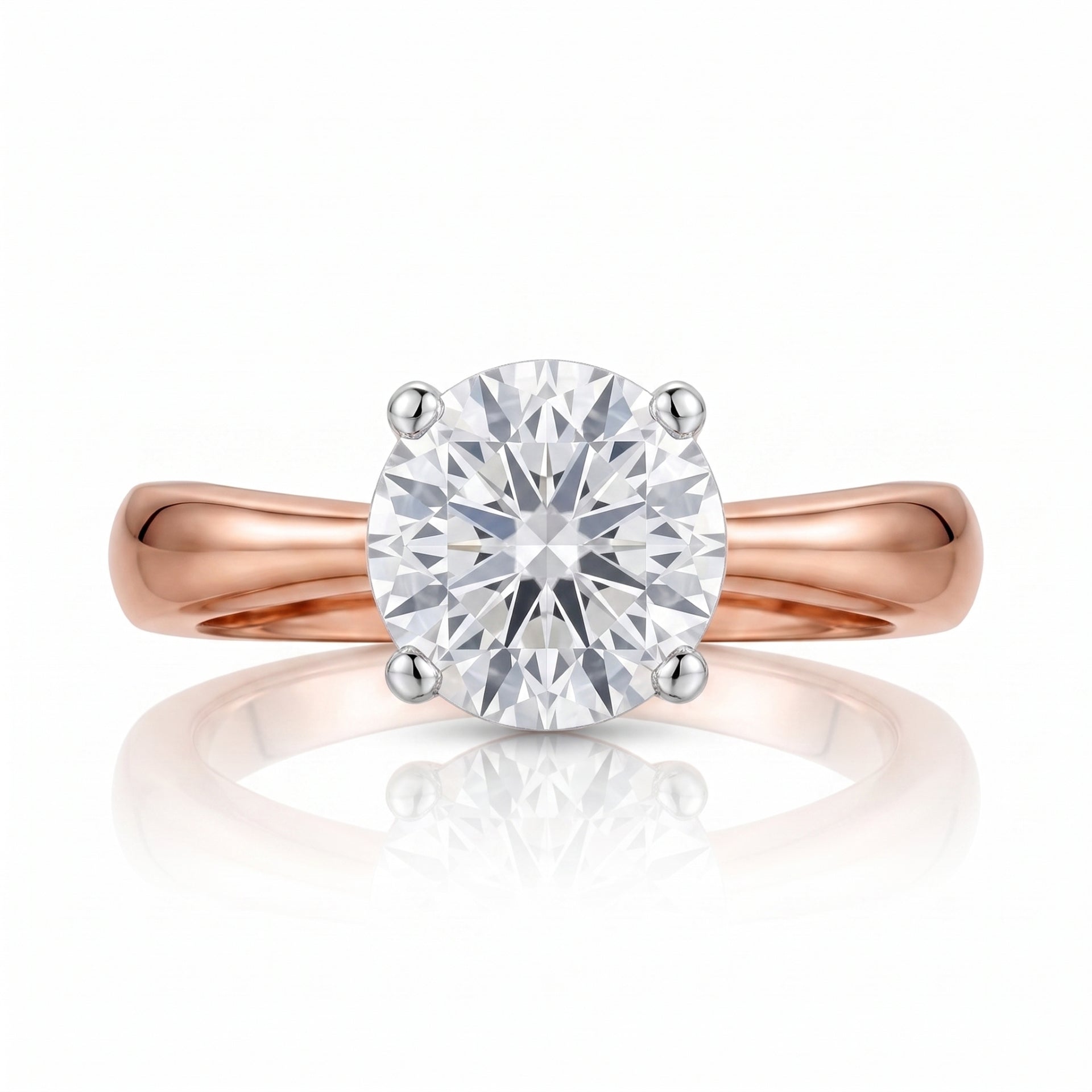 Purewave Solitaire Lab Grown Diamond Ring