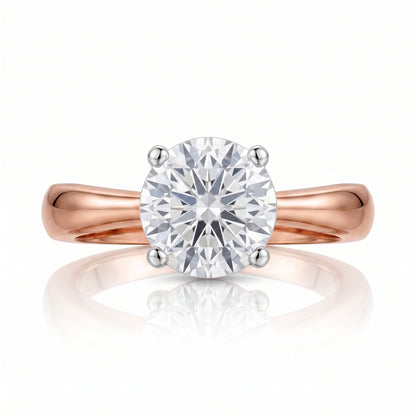 Purewave Solitaire Lab Grown Diamond Ring