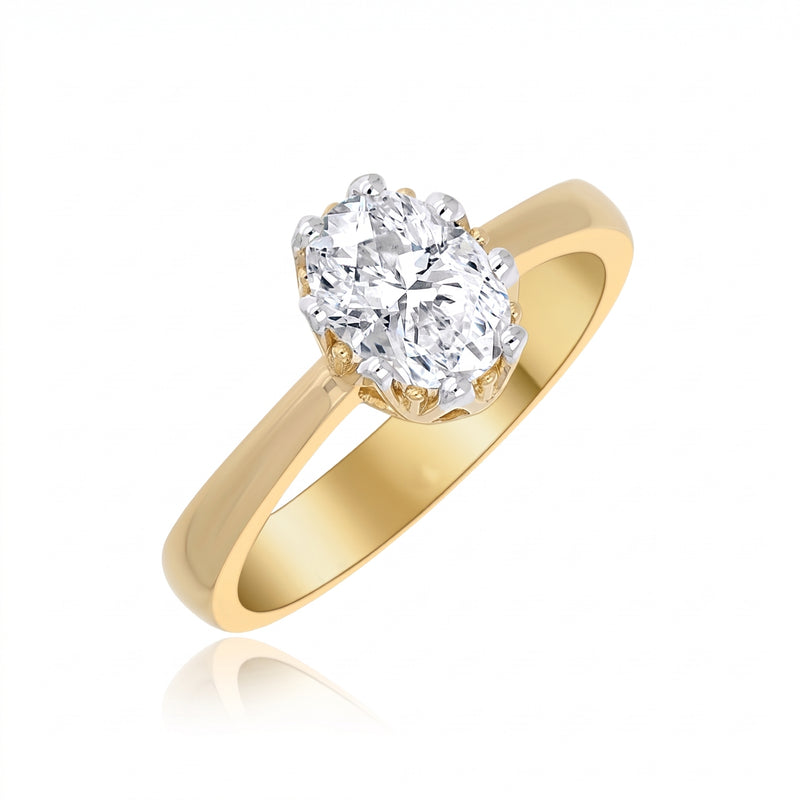 Eternal Eclipse Solitaire Lab Grown Diamond Ring