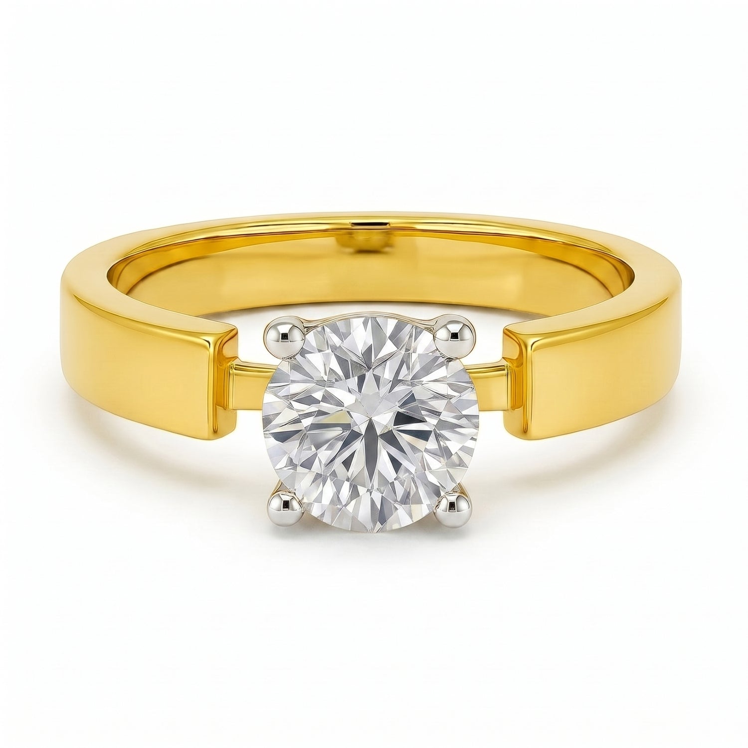Infinity Gate Solitaire Lab Grown Diamond Ring