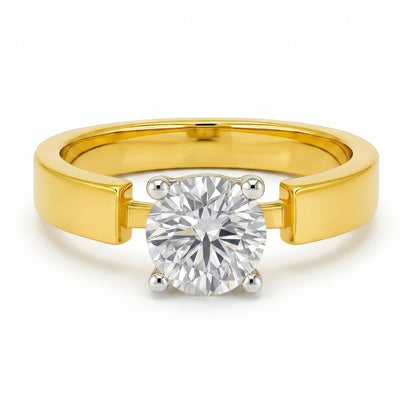 Infinity Gate Solitaire Lab Grown Diamond Ring