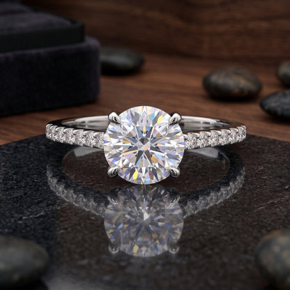 Luna Promise Solitaire Lab Grown Diamond Ring