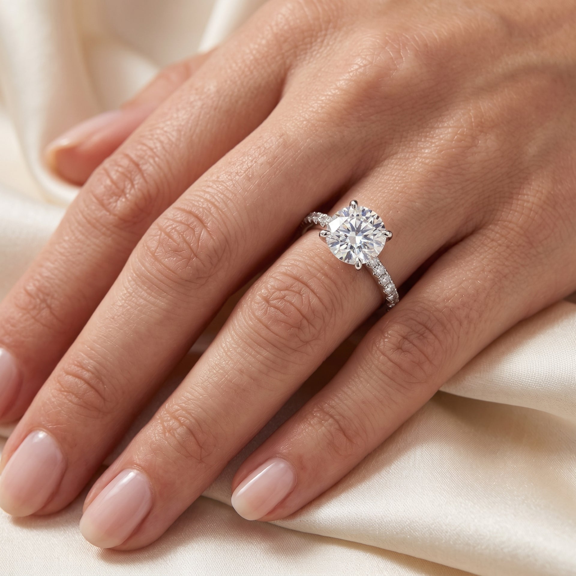 Luna Promise Solitaire Lab Grown Diamond Ring