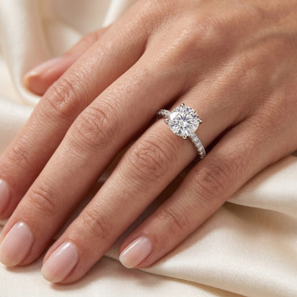 Luna Promise Solitaire Lab Grown Diamond Ring