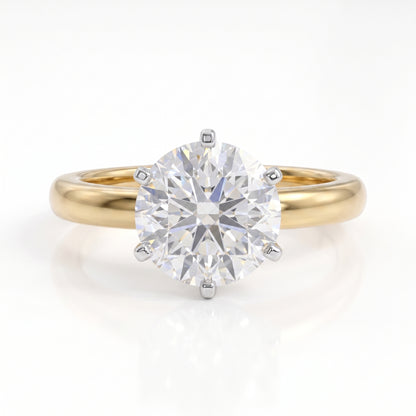 PrimaLuxe Solitaire Lab Grown Diamond Ring