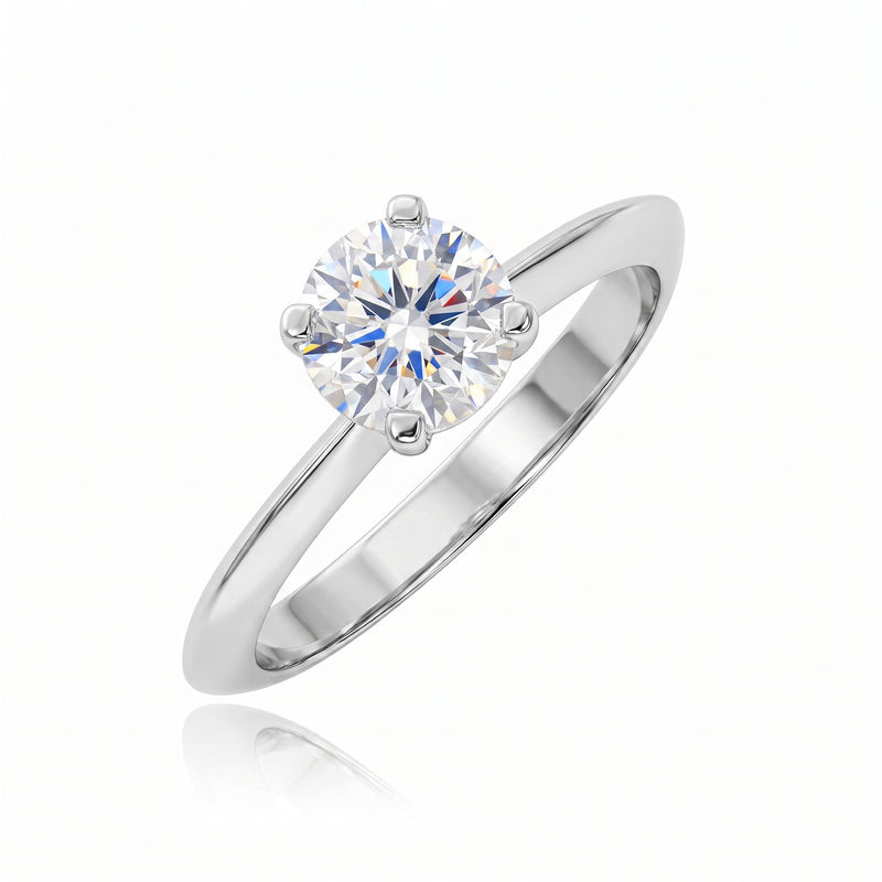 PolarGlow Solitaire Lab Grown Diamond Ring