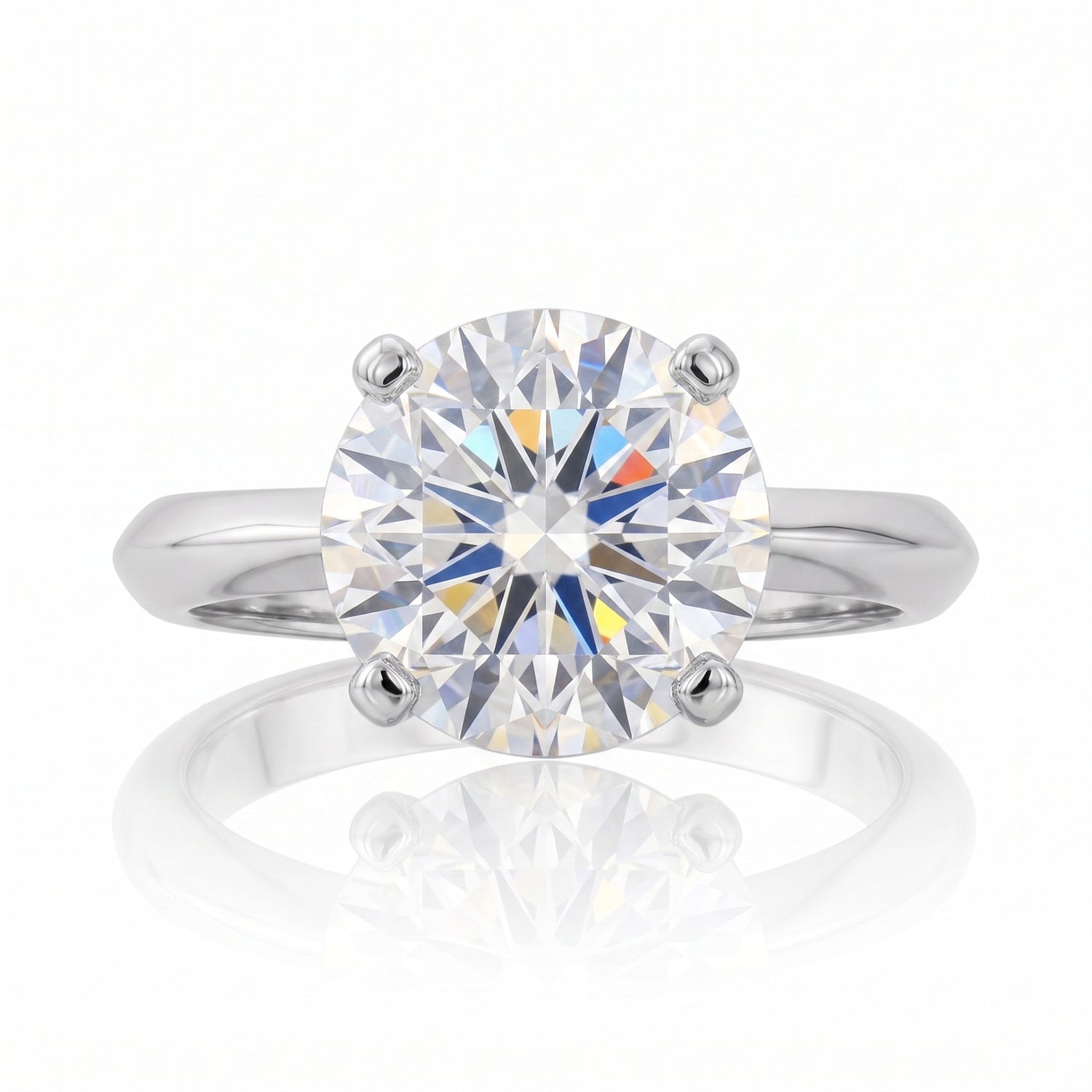 PolarGlow Solitaire Lab Grown Diamond Ring