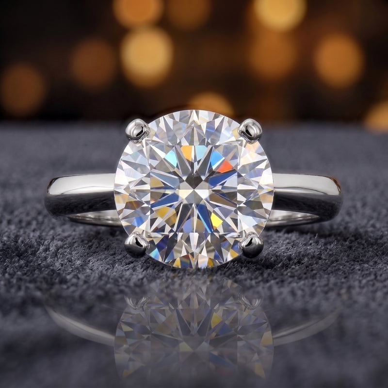 PolarGlow Solitaire Lab Grown Diamond Ring