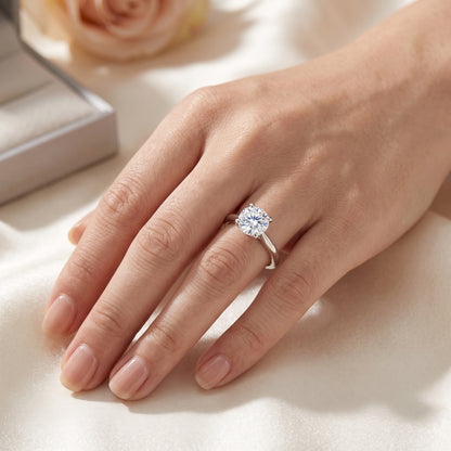 PolarGlow Solitaire Lab Grown Diamond Ring