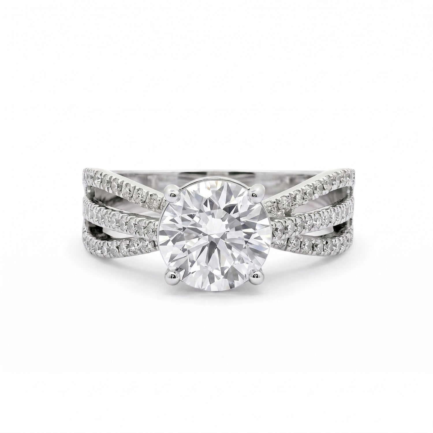 Radiance Ribbon Solitaire Lab Grown Diamond Ring