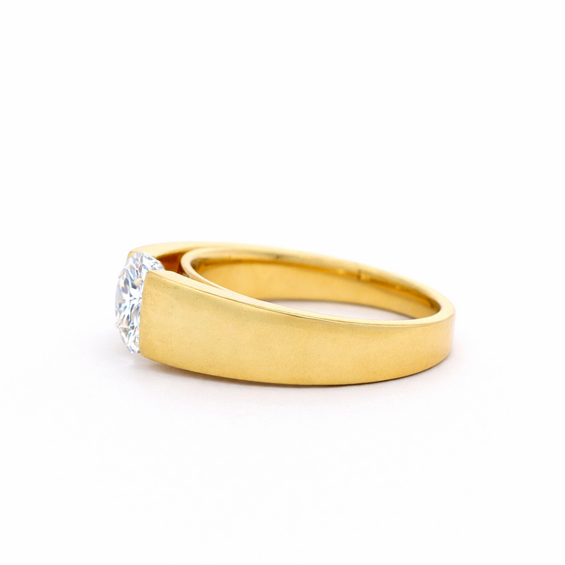 Titan Cradle Solitaire Lab Grown Diamond Ring