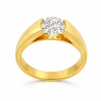 Titan Cradle Solitaire Lab Grown Diamond Ring
