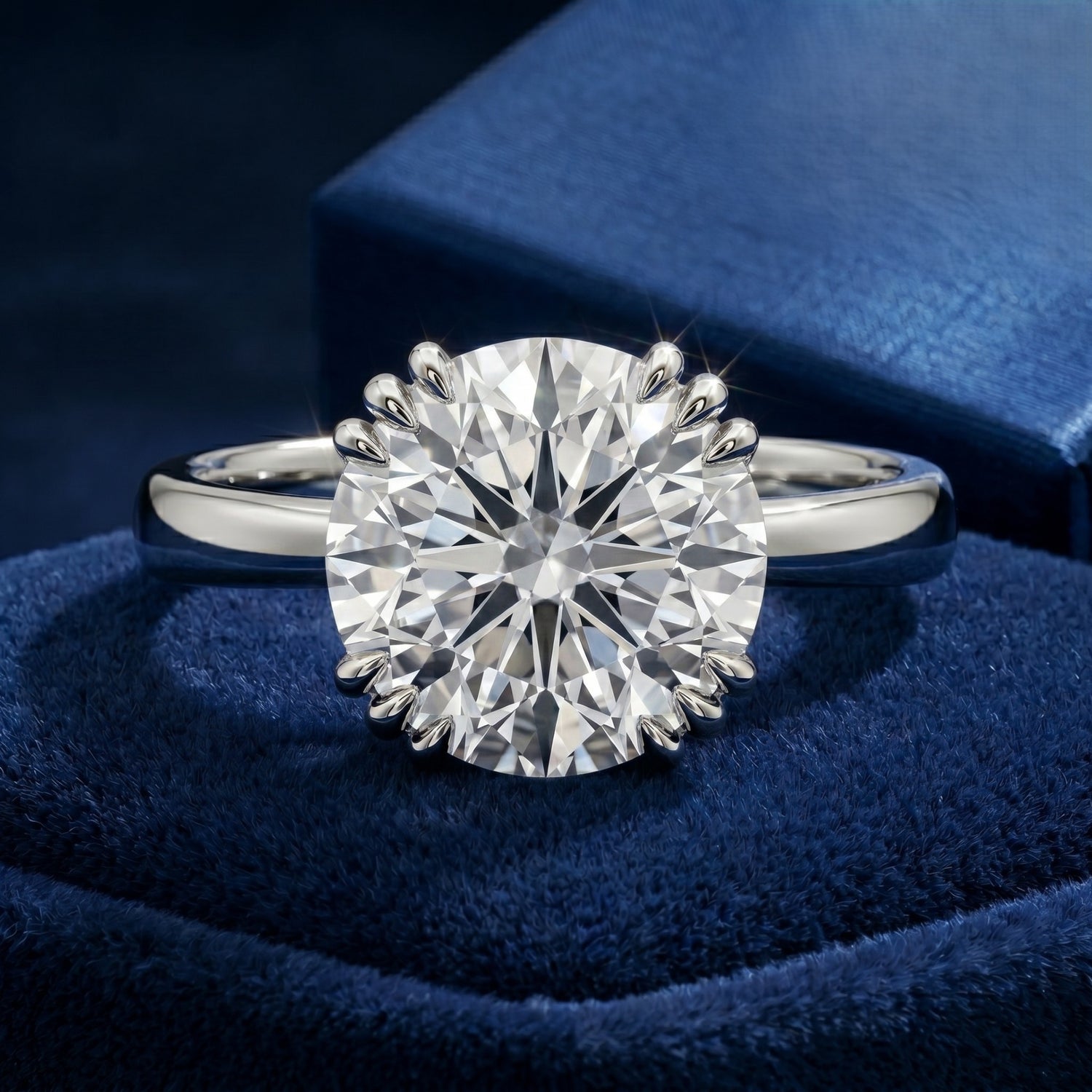Clarity Point Solitaire Lab Grown Diamond Ring