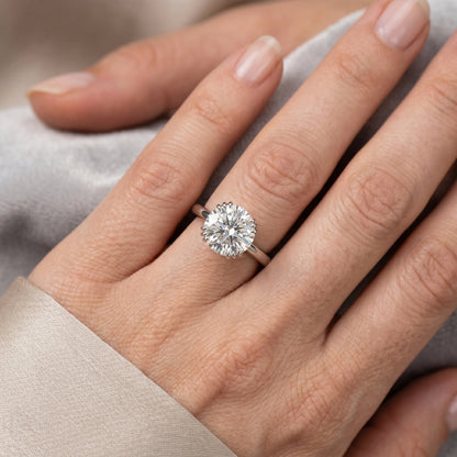 Clarity Point Solitaire Lab Grown Diamond Ring