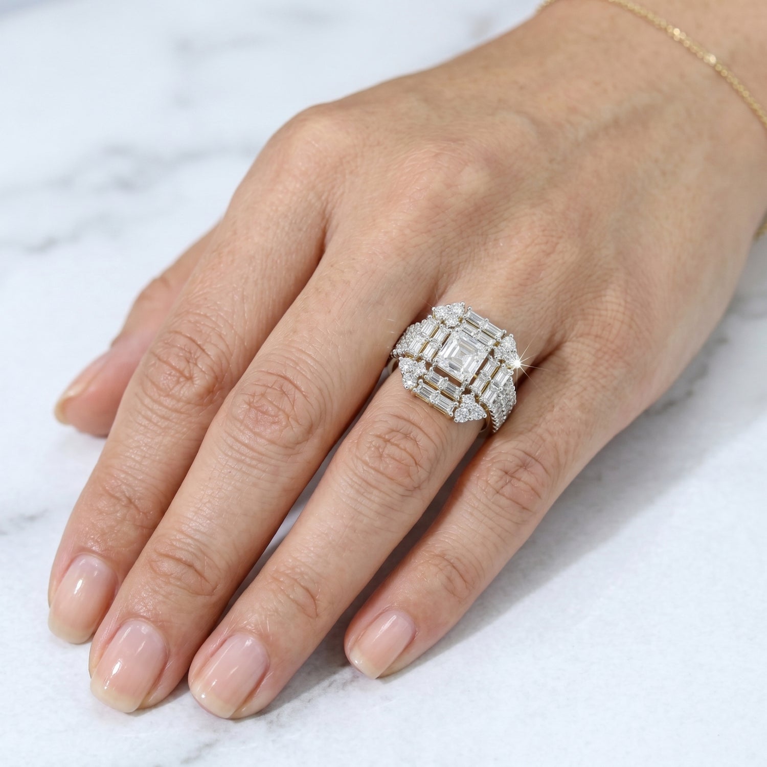 Monarcha Luxe Solitaire Lab Grown Diamond Ring