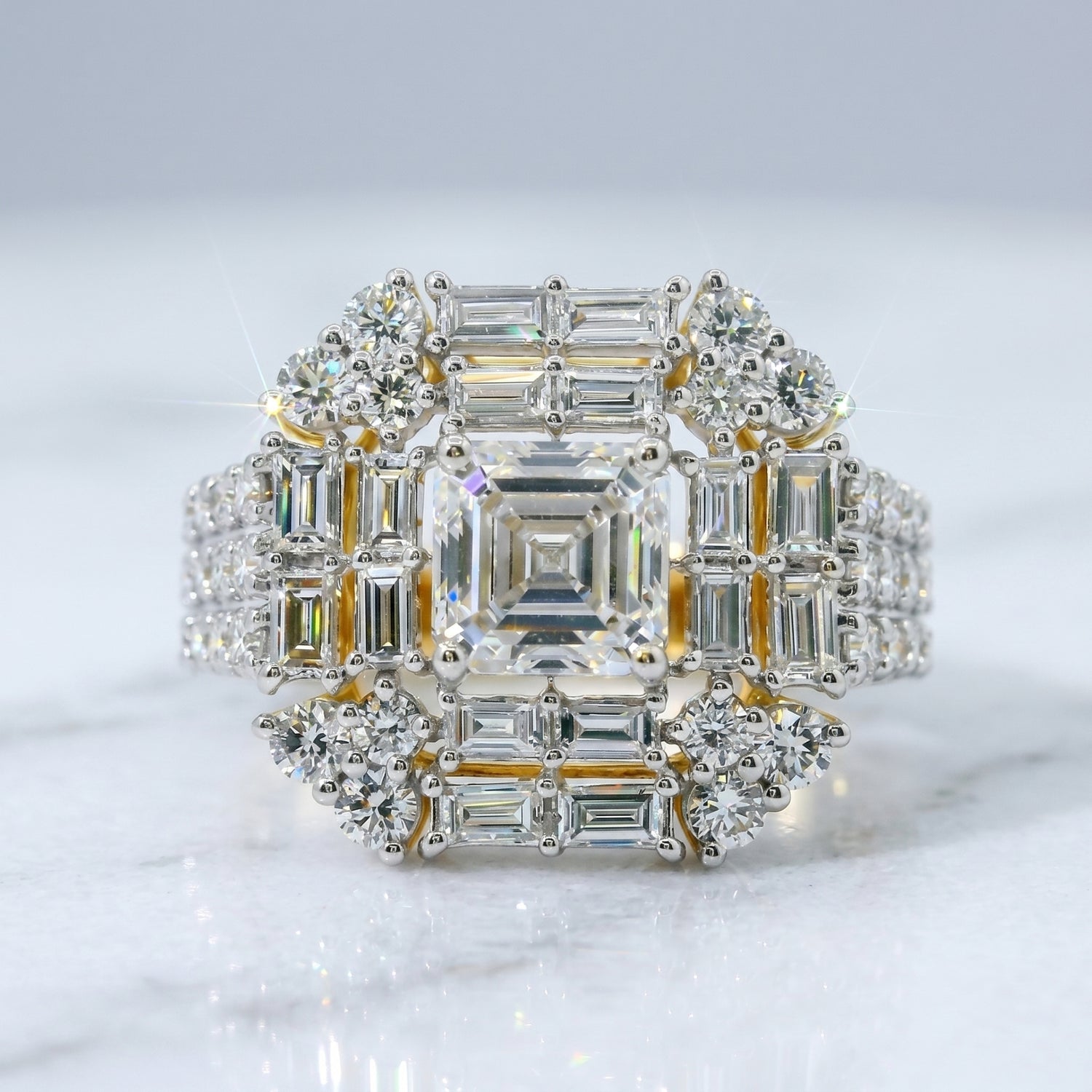 Monarcha Luxe Solitaire Lab Grown Diamond Ring