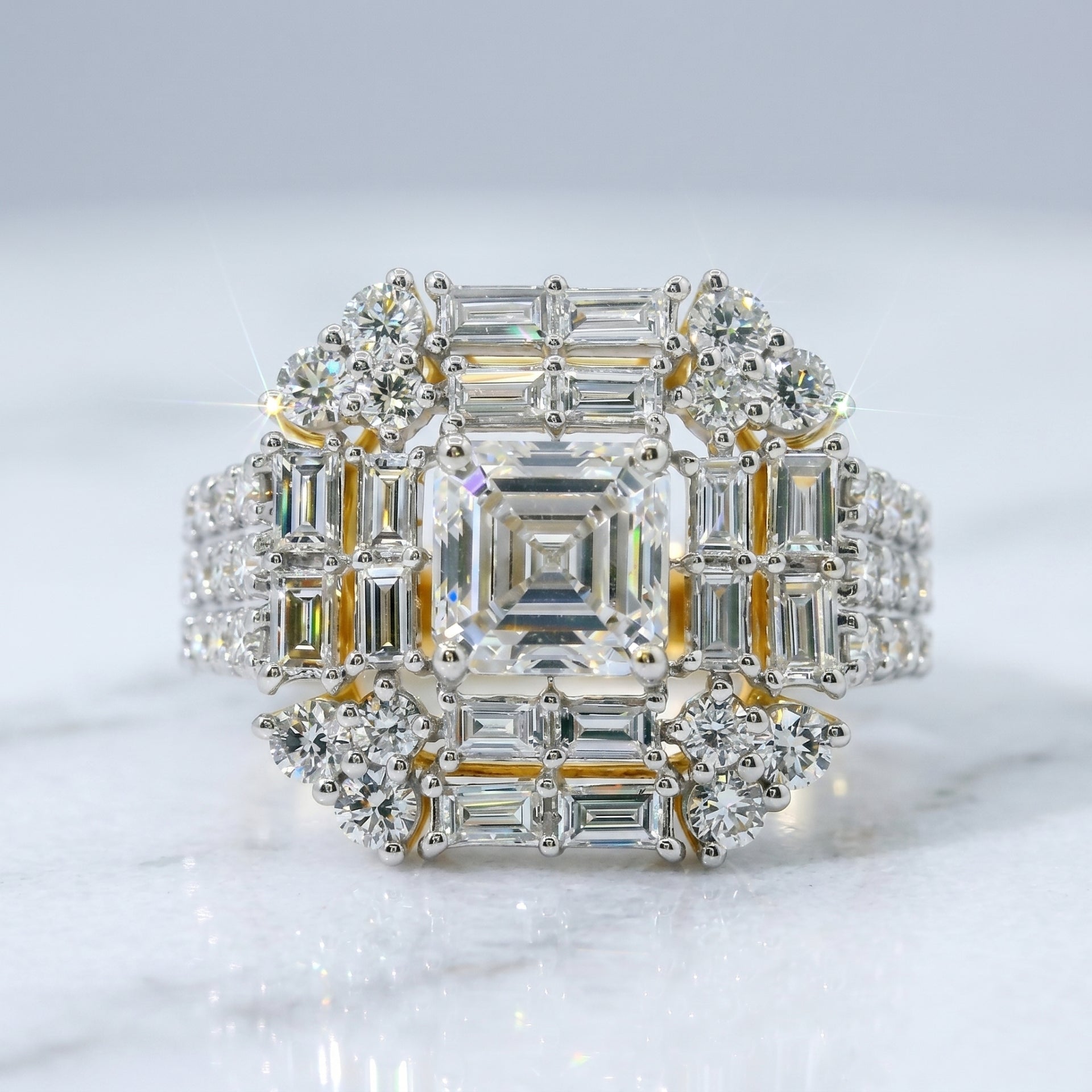 Monarcha Luxe Solitaire Lab Grown Diamond Ring