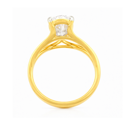 Aurora Embrace Solitaire Lab Grown Diamond Ring