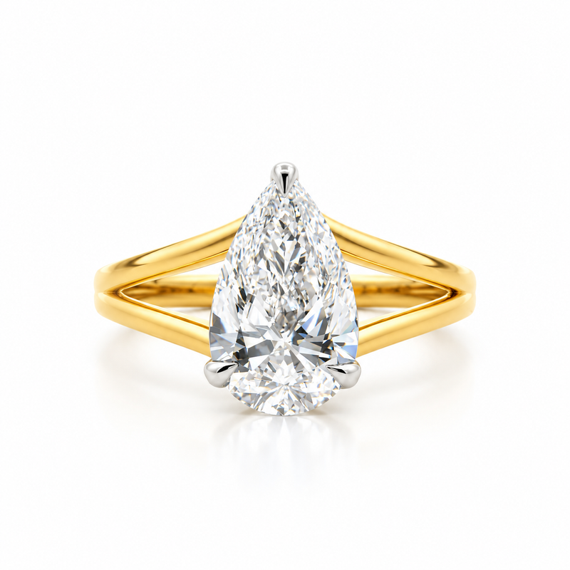 Aurora Embrace Solitaire Lab Grown Diamond Ring