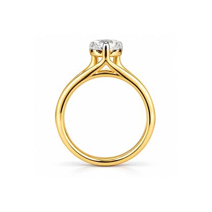 Aurora Embrace Solitaire Lab Grown Diamond Ring