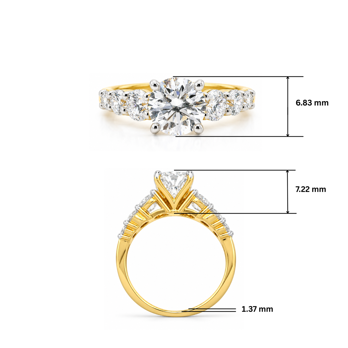 Luminance Solitaire Lab Grown Diamond Ring