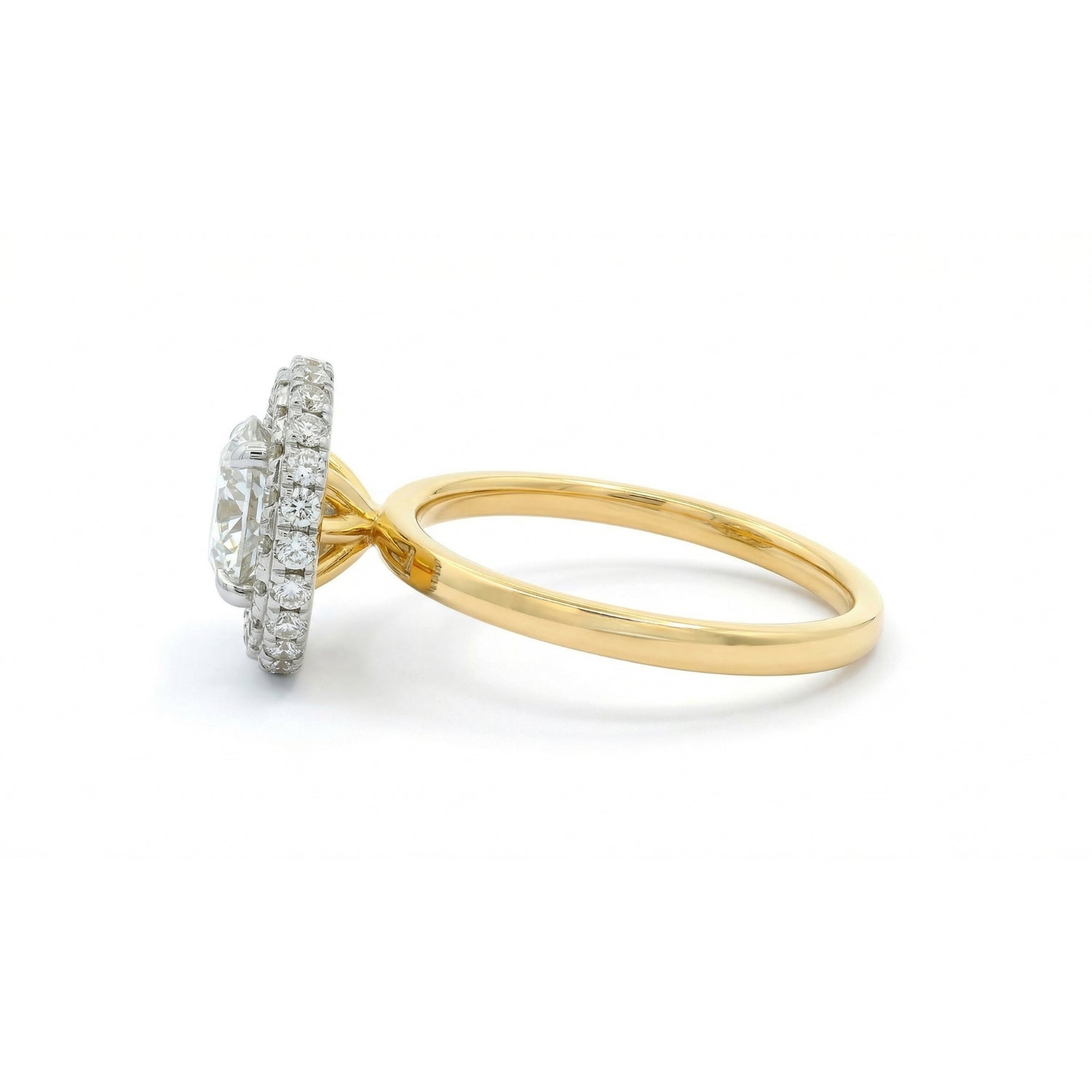 Glow Frame Solitaire Lab Grown Diamond Ring