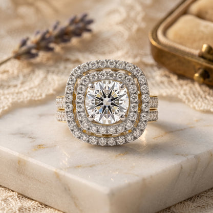 Monumental Solitaire Lab Grown Diamond Ring