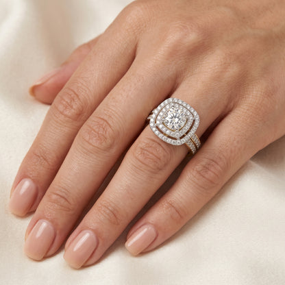 Monumental Solitaire Lab Grown Diamond Ring