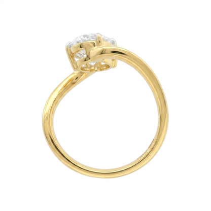 Liquid Orbit Solitaire Lab Grown Diamond Ring