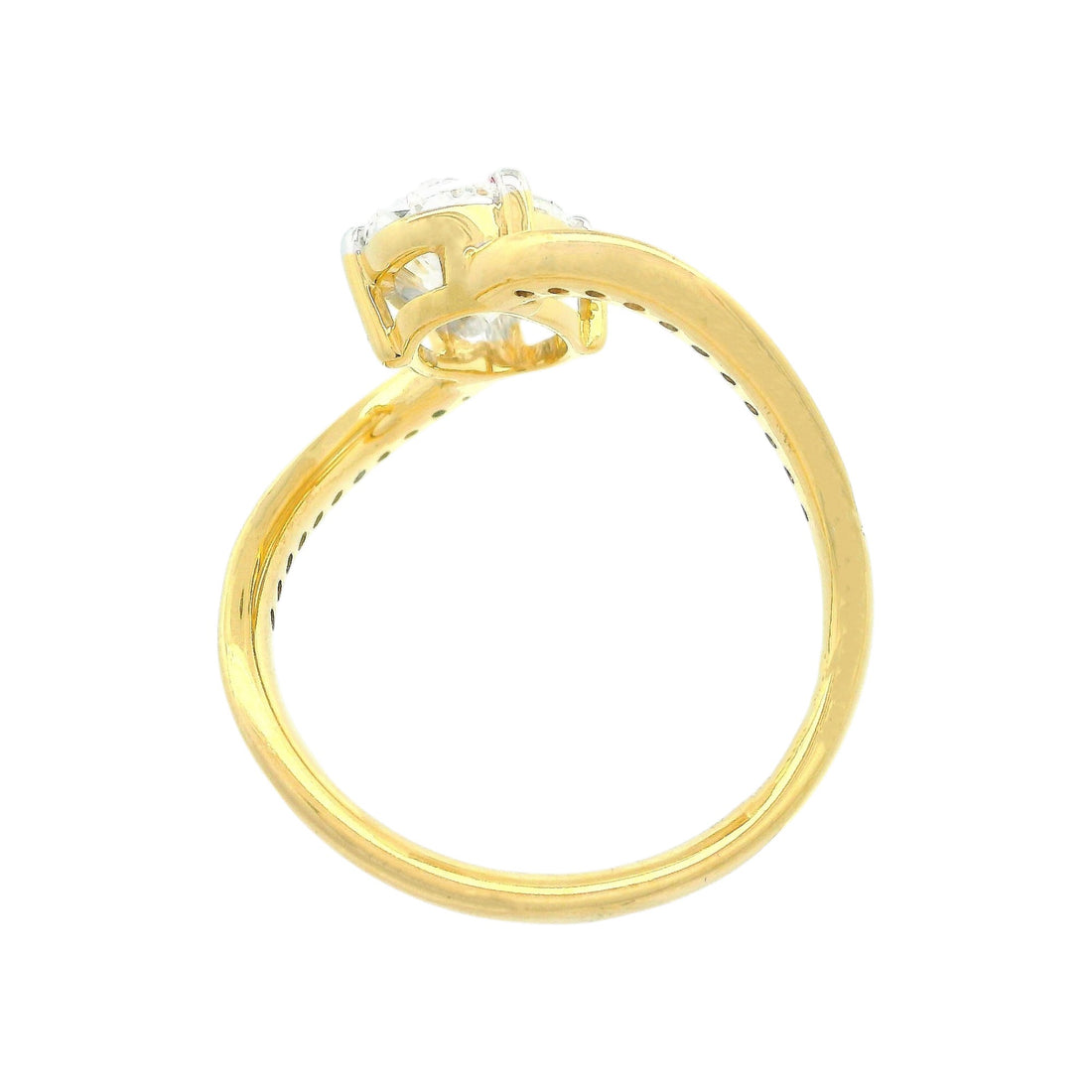 Liquid Orbit Solitaire Lab Grown Diamond Ring