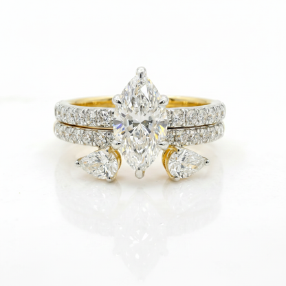 Valkyrie Wing Solitaire Lab Grown Diamond Ring