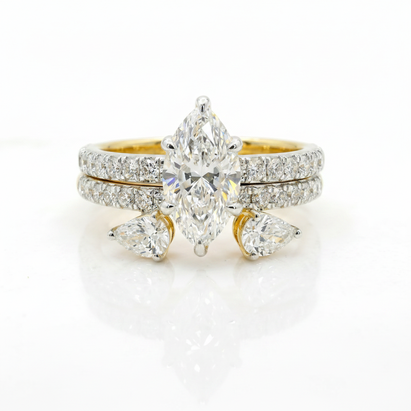 Valkyrie Wing Solitaire Lab Grown Diamond Ring