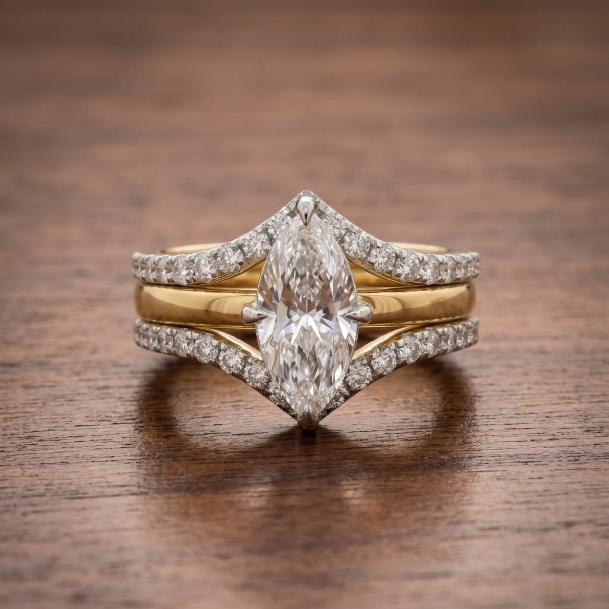 Trident Luxe Convertible Solitaire Lab Grown Diamond Ring