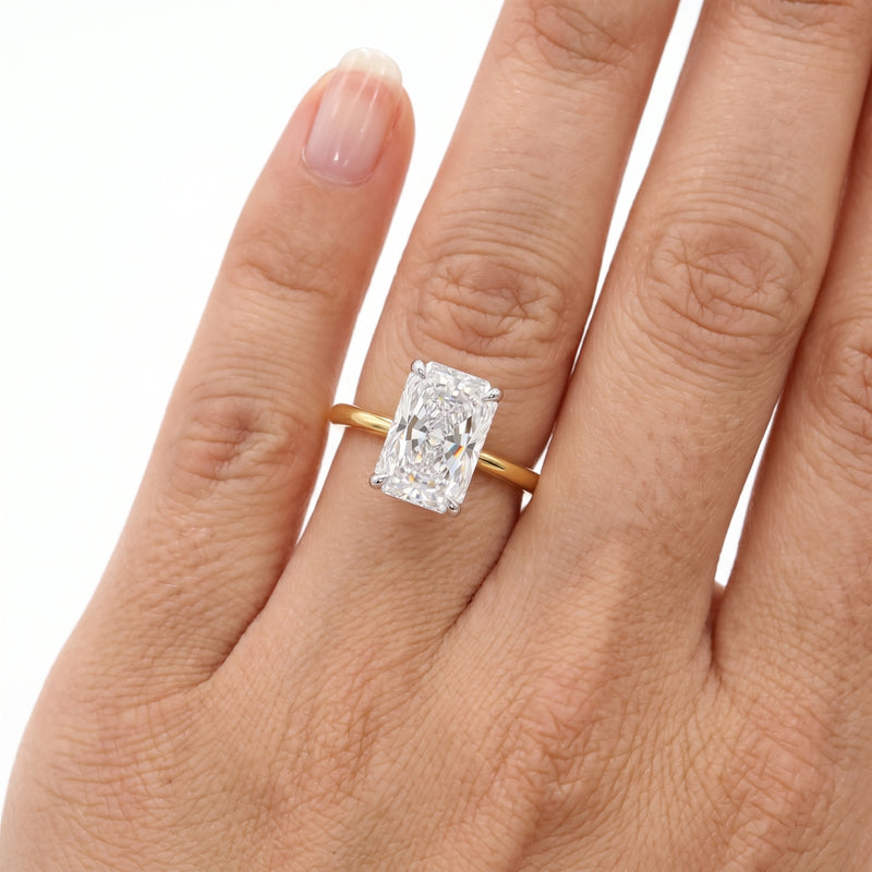 Ice Glide Solitaire Lab Grown Diamond Ring
