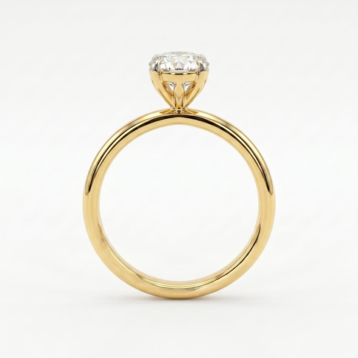 Avelora Solitaire Lab Grown Diamond Ring