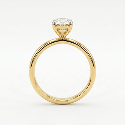 Avelora Solitaire Lab Grown Diamond Ring
