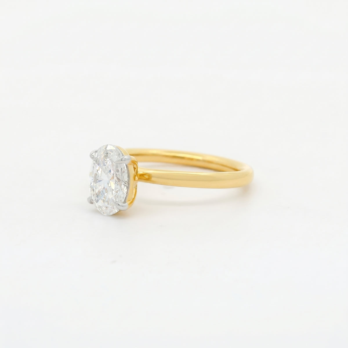 Avelora Solitaire Lab Grown Diamond Ring