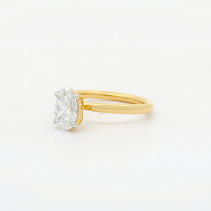 Avelora Solitaire Lab Grown Diamond Ring