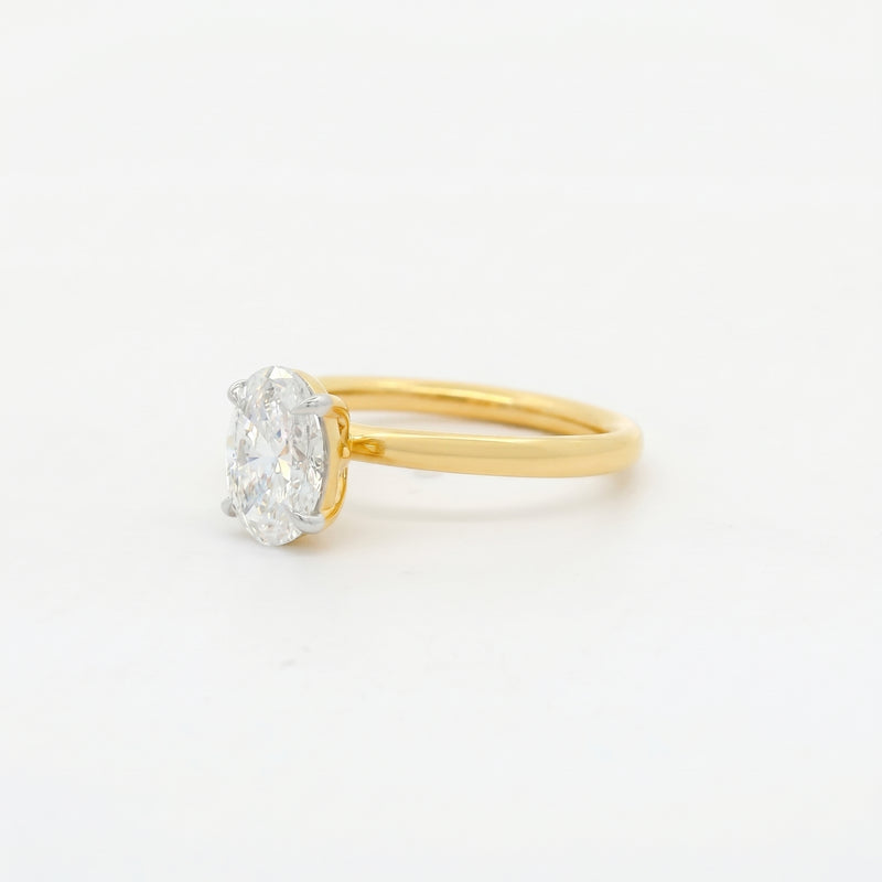 Avelora Solitaire Lab Grown Diamond Ring