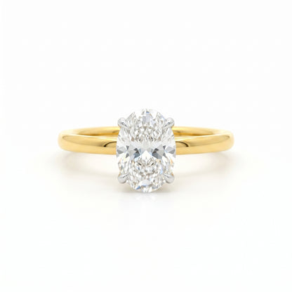 Avelora Solitaire Lab Grown Diamond Ring