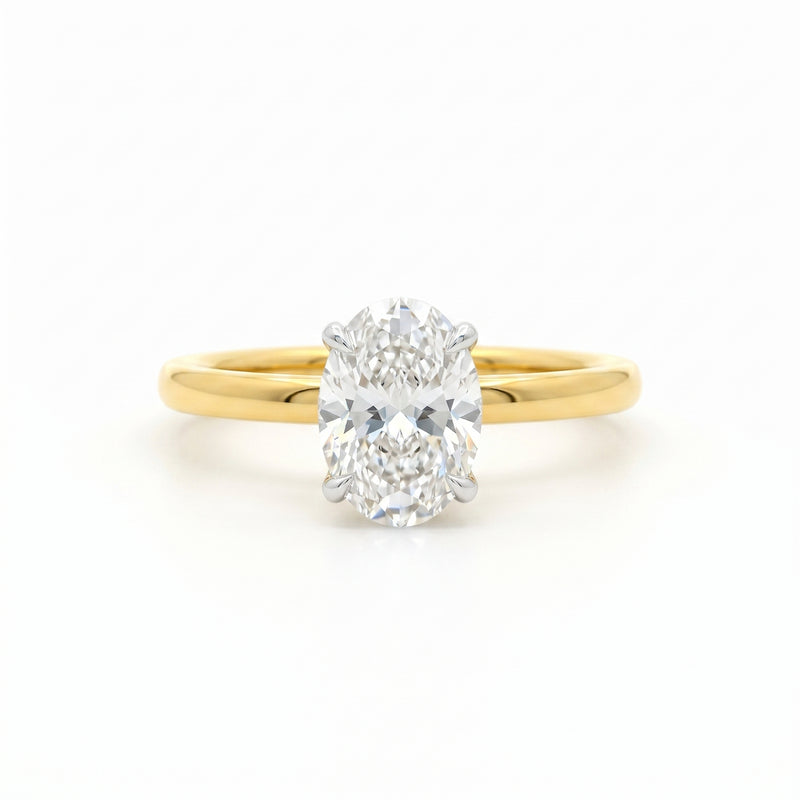 Avelora Solitaire Lab Grown Diamond Ring